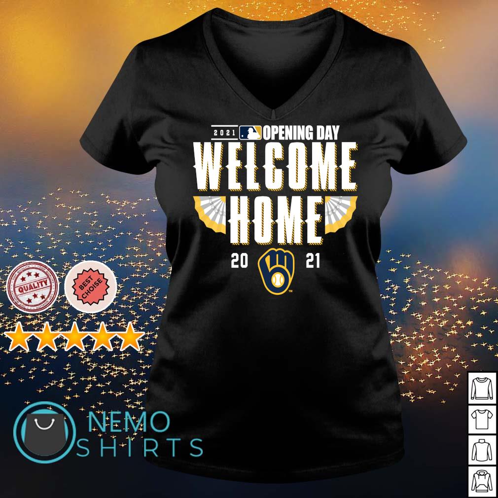 Milwaukee Brewers 2021 Opening day welcome home - Adult & Kids T-Shirts, Sweatshirts & Hoodies apparel design preview 5