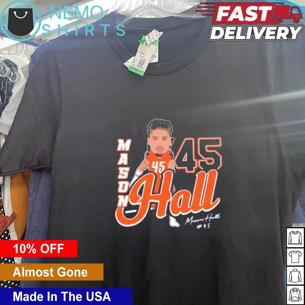 Mason Hall no 45 UTSA linebacker - Adult & Kids T-Shirts, Sweatshirts & Hoodies apparel design preview 5