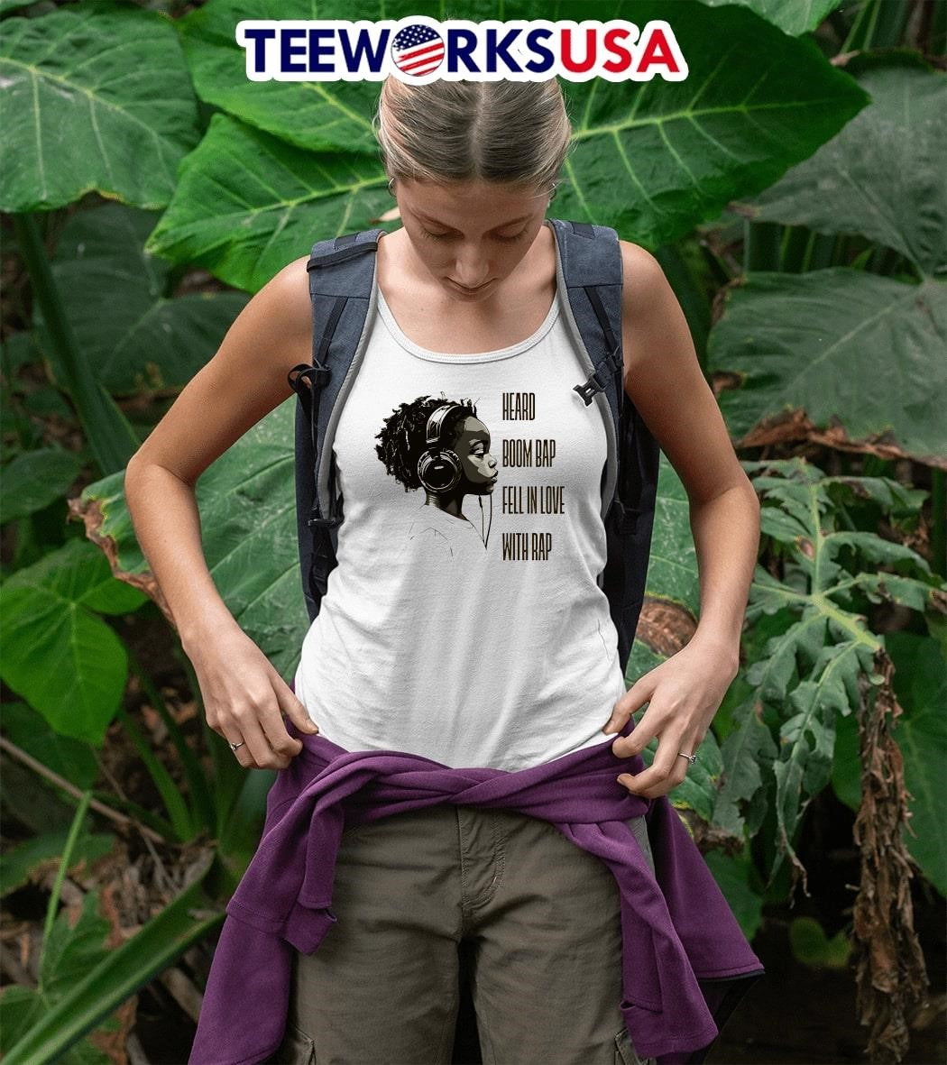 Dan Johns Fell In Love With Rap B&W - Adult & Kids T-Shirts, Sweatshirts & Hoodies apparel design preview 5