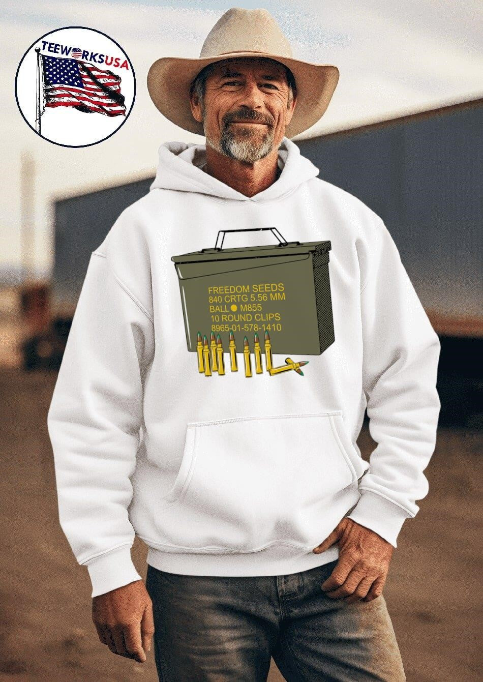 Freedom seeds Military - Adult & Kids T-Shirts, Sweatshirts & Hoodies apparel design preview 2
