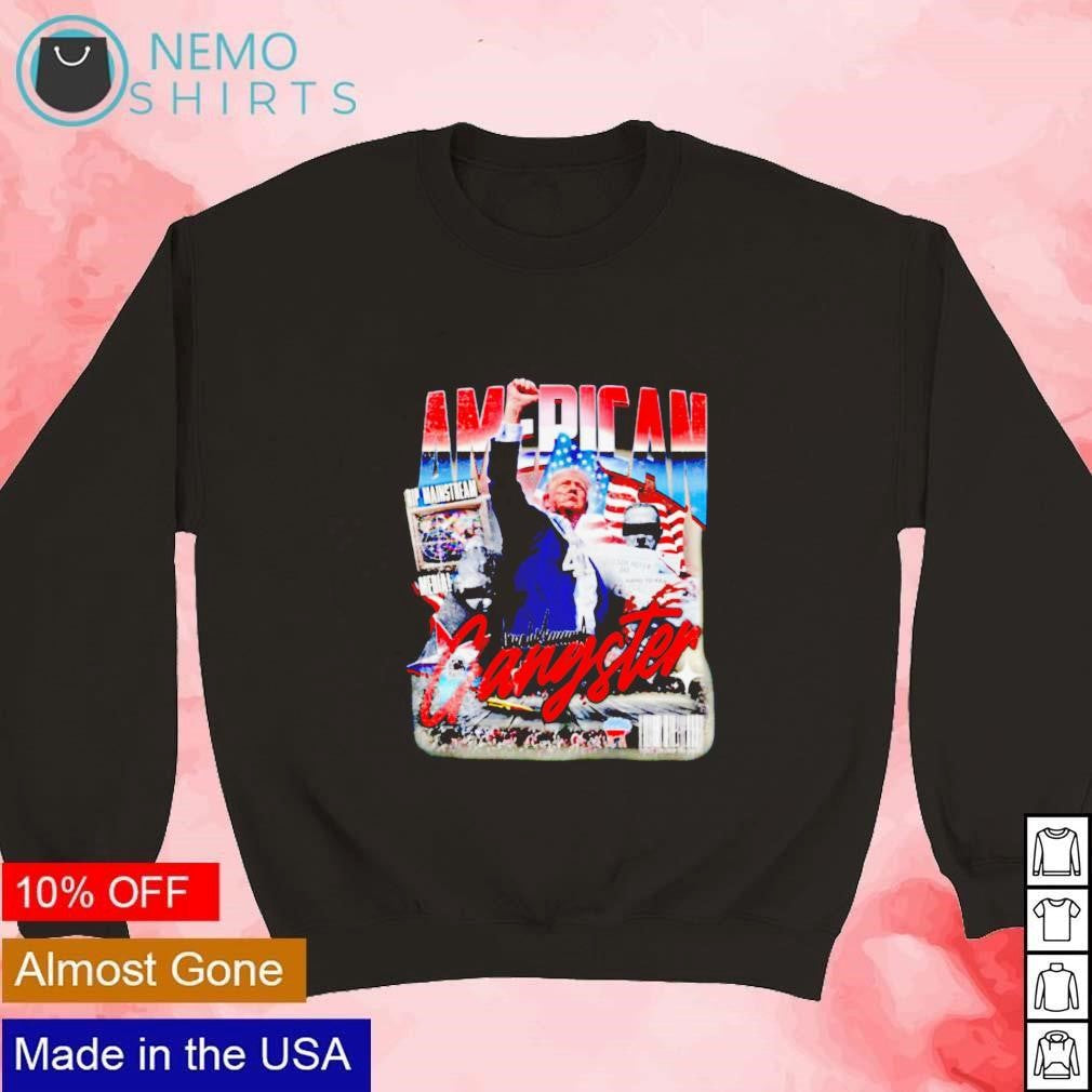 Legends never die Trump American gangster - Adult & Kids T-Shirts, Sweatshirts & Hoodies apparel design preview 3