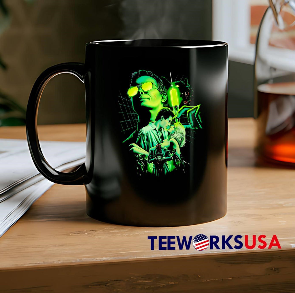 Re-animator Movie Poster Horror Sci Fi Film - Adult & Kids T-Shirts, Sweatshirts & Hoodies apparel design preview 2