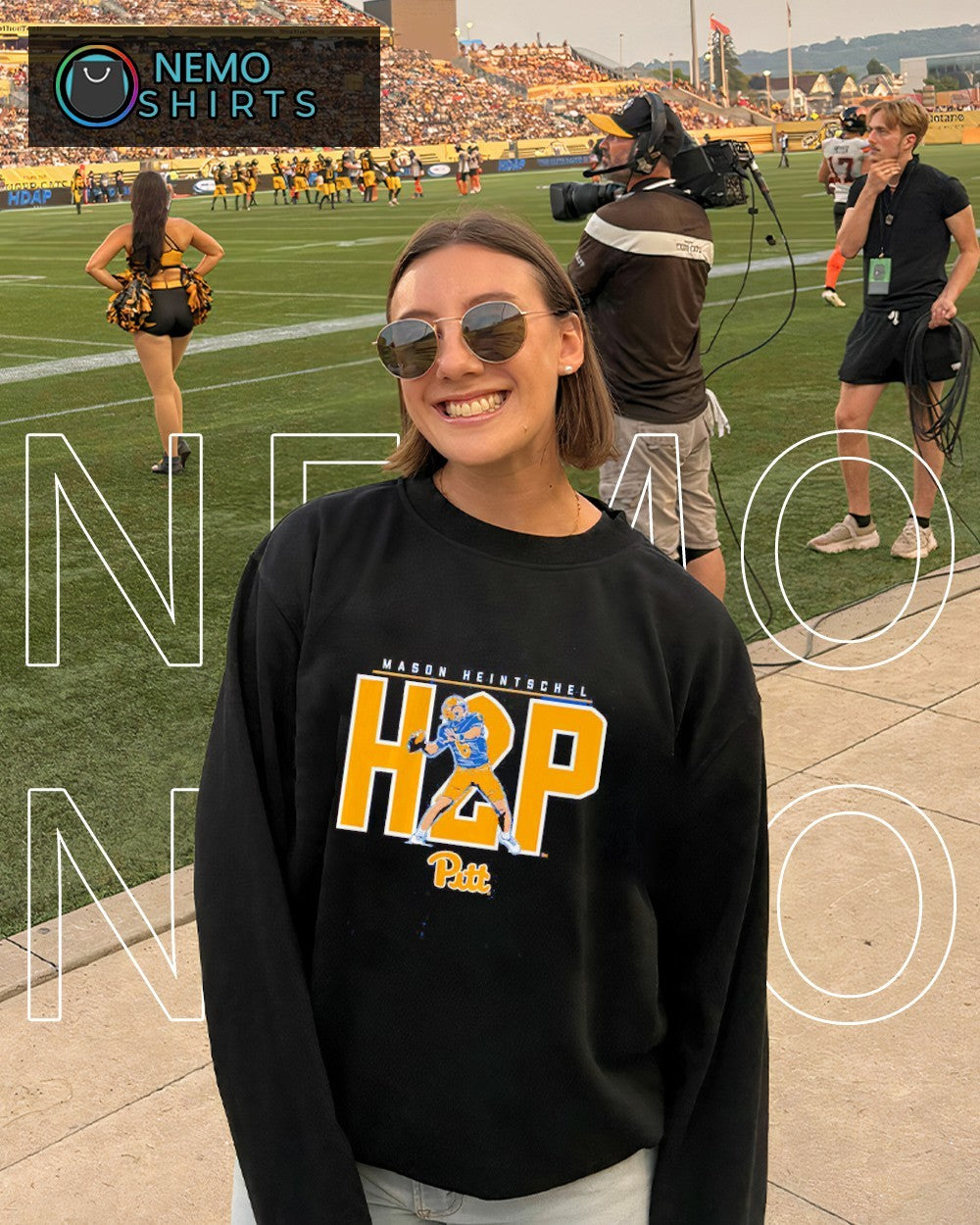 H2P Mason Heintschel Pittsburgh Panthers football - Adult & Kids T-Shirts, Sweatshirts & Hoodies apparel design preview 6