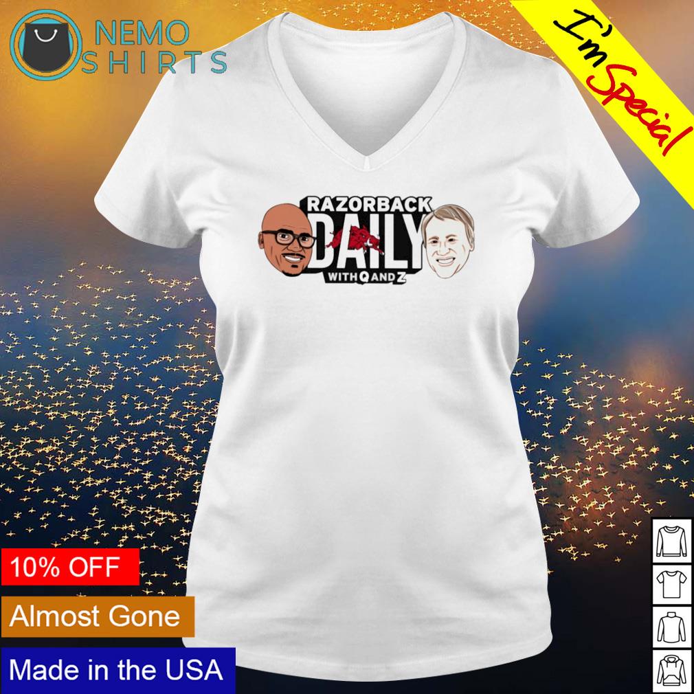 Arkansas Razorbacks daily with Q and Z - Adult & Kids T-Shirts, Sweatshirts & Hoodies apparel design preview 5