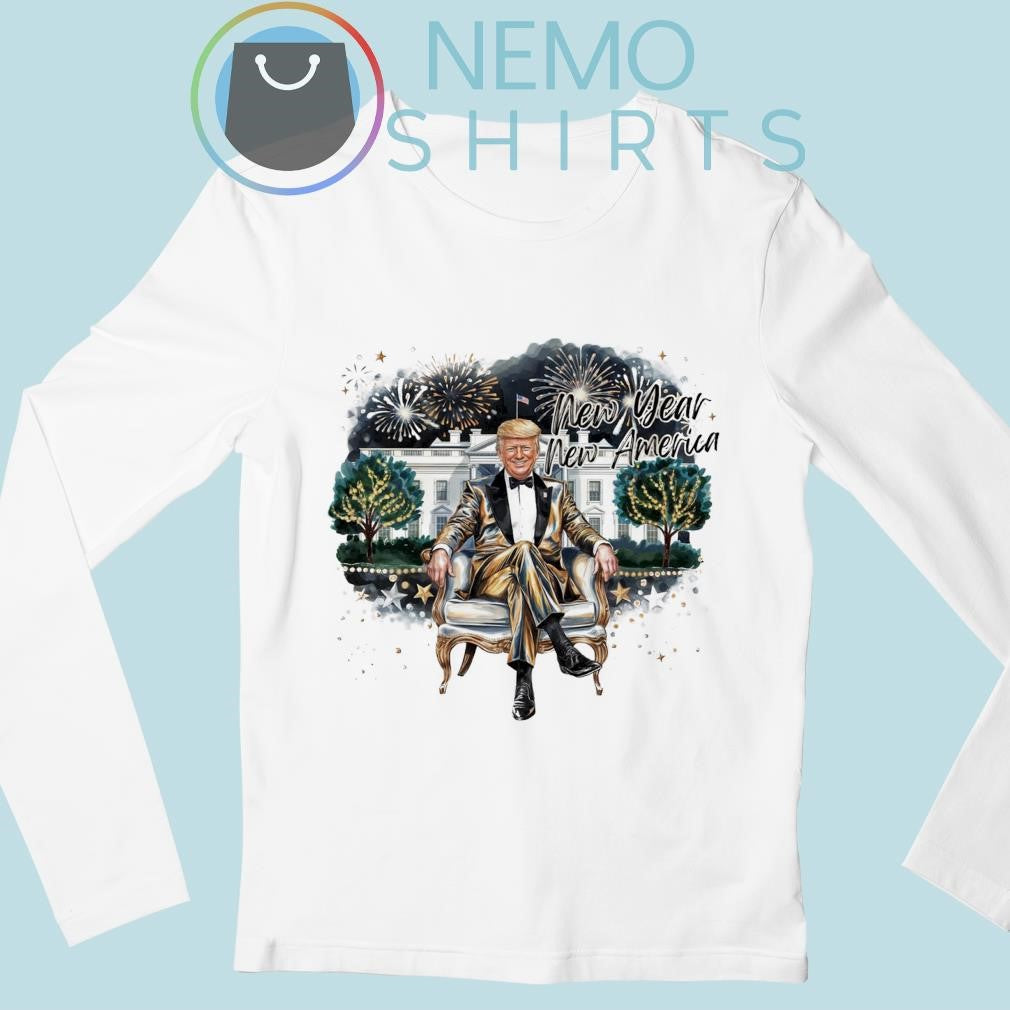 New year America Trump 2025 - Adult & Kids T-Shirts, Sweatshirts & Hoodies apparel design preview 3