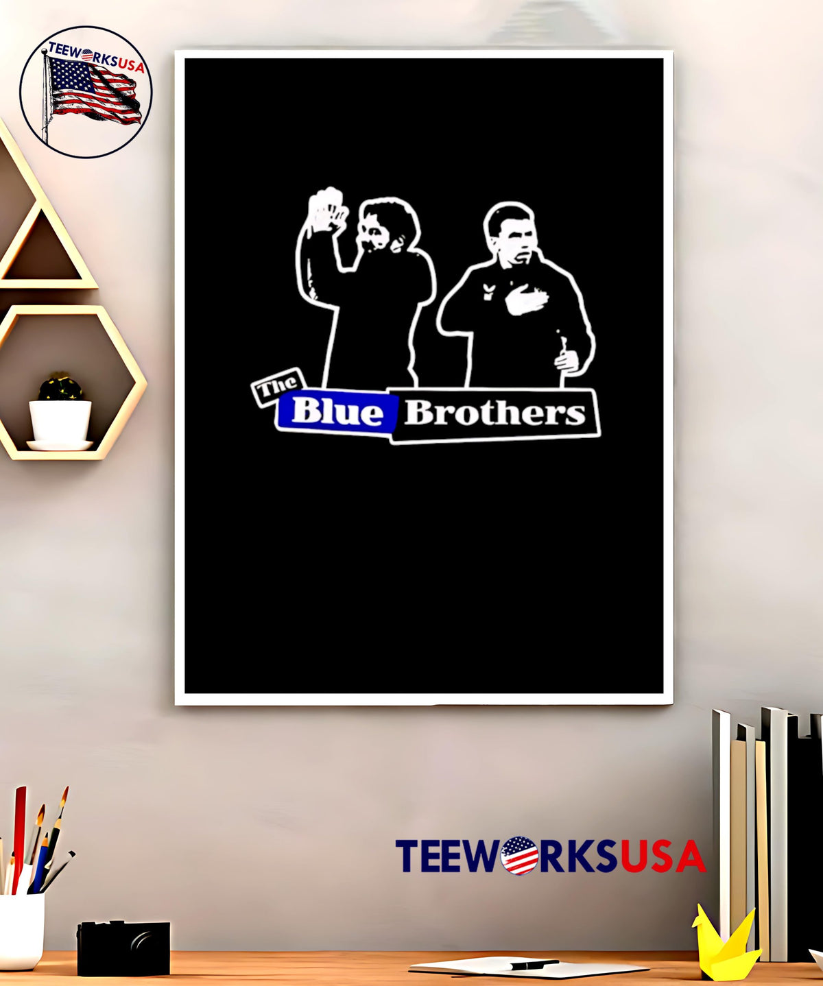 The Blue Brothers - Adult & Kids T-Shirts, Sweatshirts & Hoodies apparel design preview 5