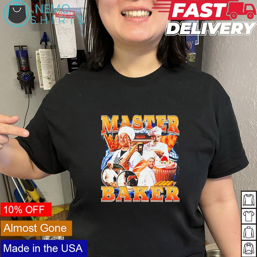 Master baker vintage graphic - Adult & Kids T-Shirts, Sweatshirts & Hoodies apparel design preview 3