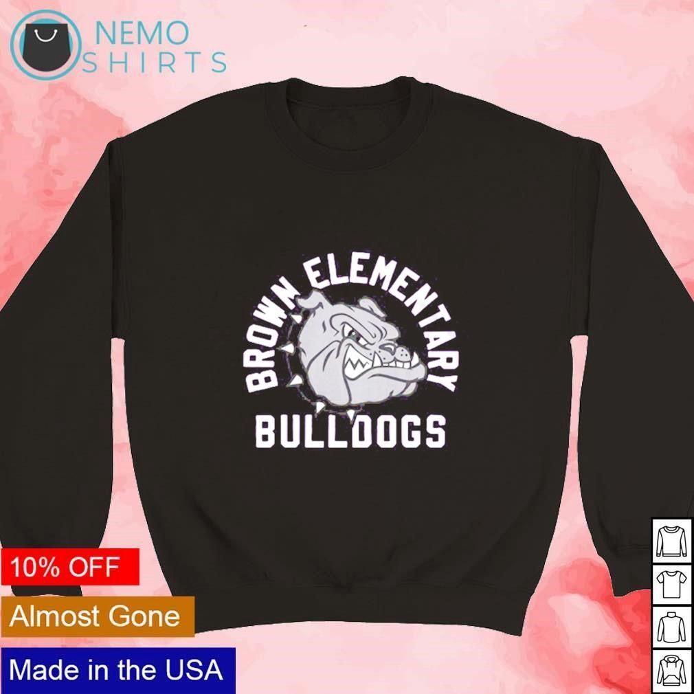 Brown elementary Bulldogs - Adult & Kids T-Shirts, Sweatshirts & Hoodies apparel design preview 3