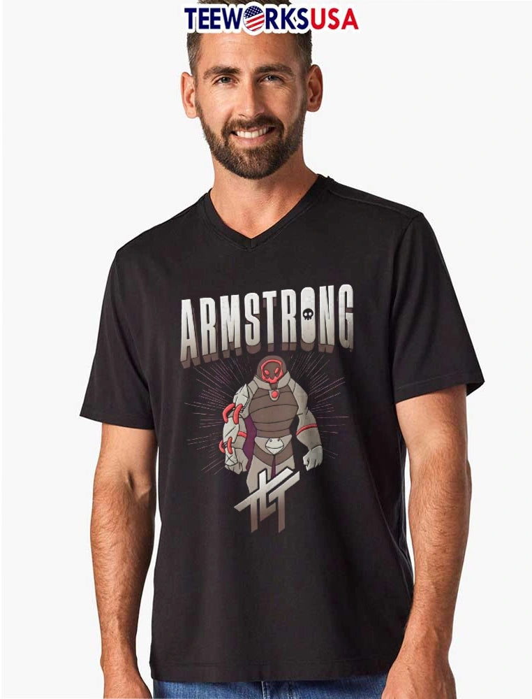 Living Tombstone Armstrong Cartoon Armored Robot - Adult & Kids T-Shirts, Sweatshirts & Hoodies apparel design preview 8