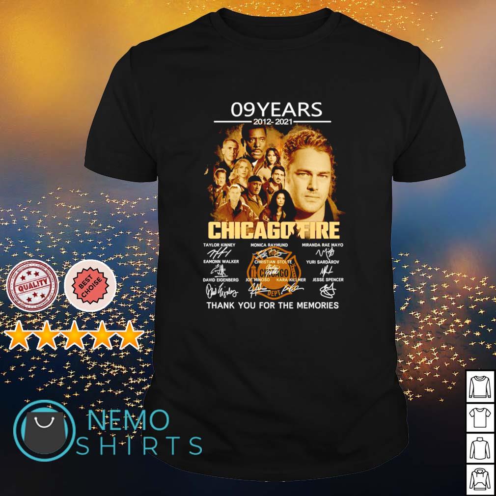 09 years 2012 2021 Chicago Fire thank you for the - Adult & Kids T-Shirts, Sweatshirts & Hoodies product image 1