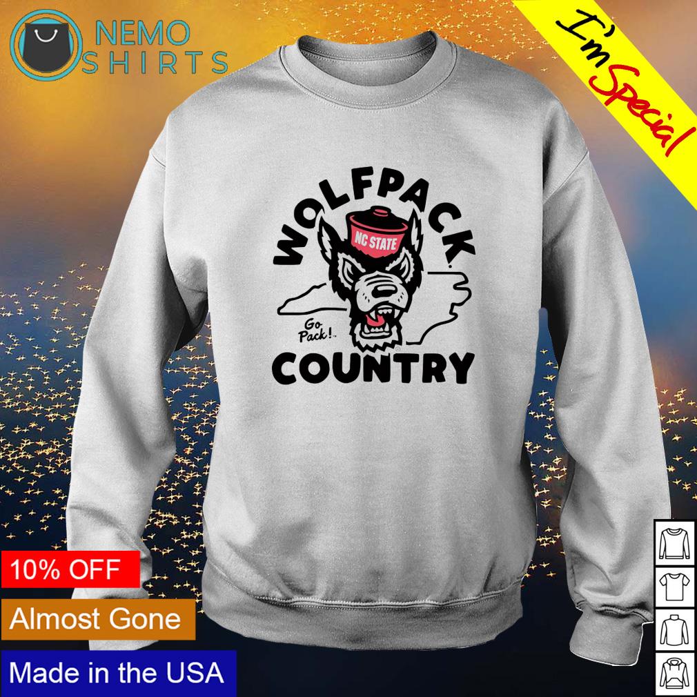 Nc State Wolfpack country go pack - Adult & Kids T-Shirts, Sweatshirts & Hoodies apparel design preview 4