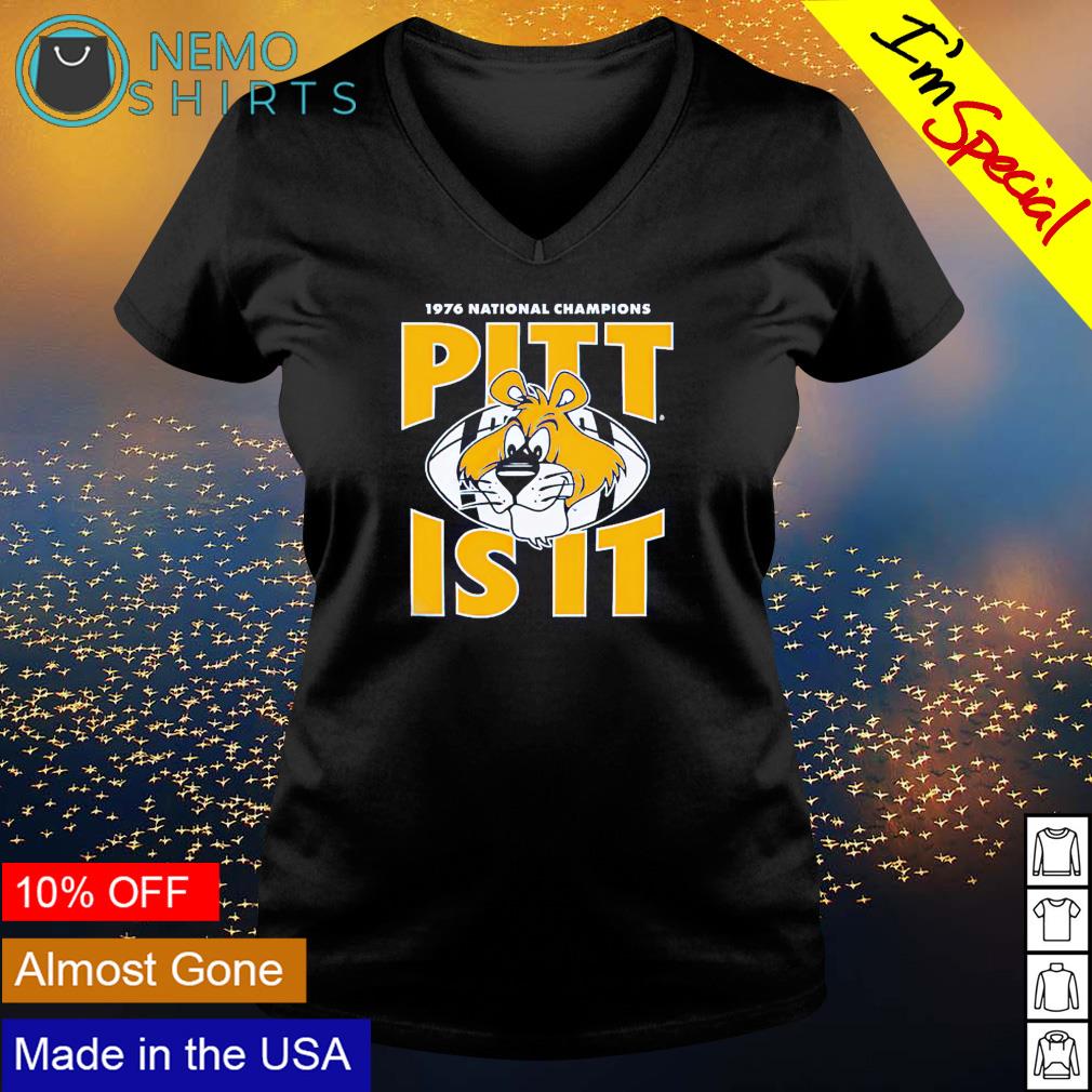 1976 national champions Pitt is it - Adult & Kids T-Shirts, Sweatshirts & Hoodies apparel design preview 5
