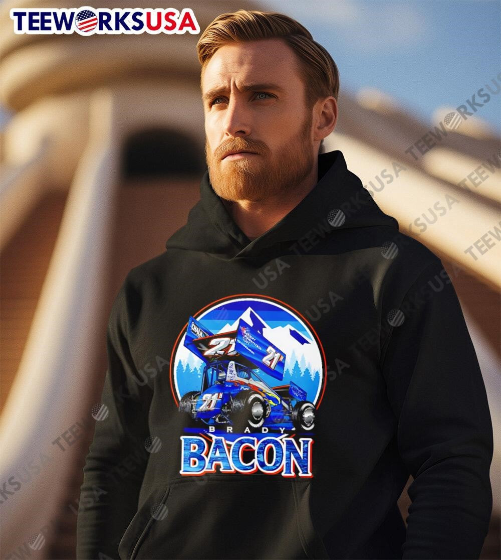Brady Bacon Mountain graphic design - Adult & Kids T-Shirts, Sweatshirts & Hoodies apparel design preview 3