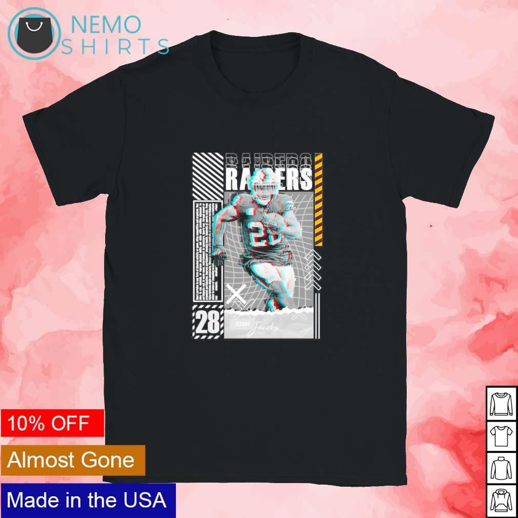 Josh Jacobs Las Vegas Raiders football poster - Adult & Kids T-Shirts, Sweatshirts & Hoodies apparel design preview 1