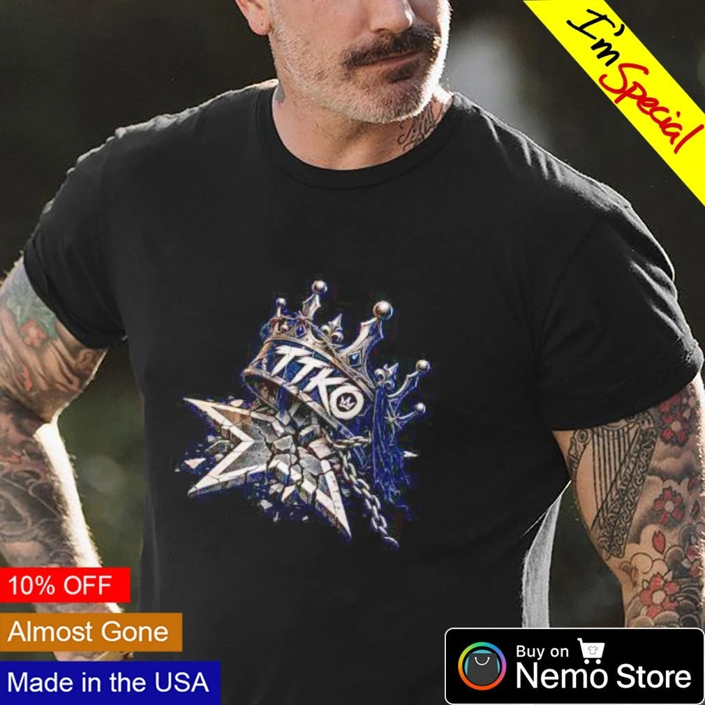 TTKO Crown and Star Emblem Logo - Adult & Kids T-Shirts, Sweatshirts & Hoodies apparel design preview 4