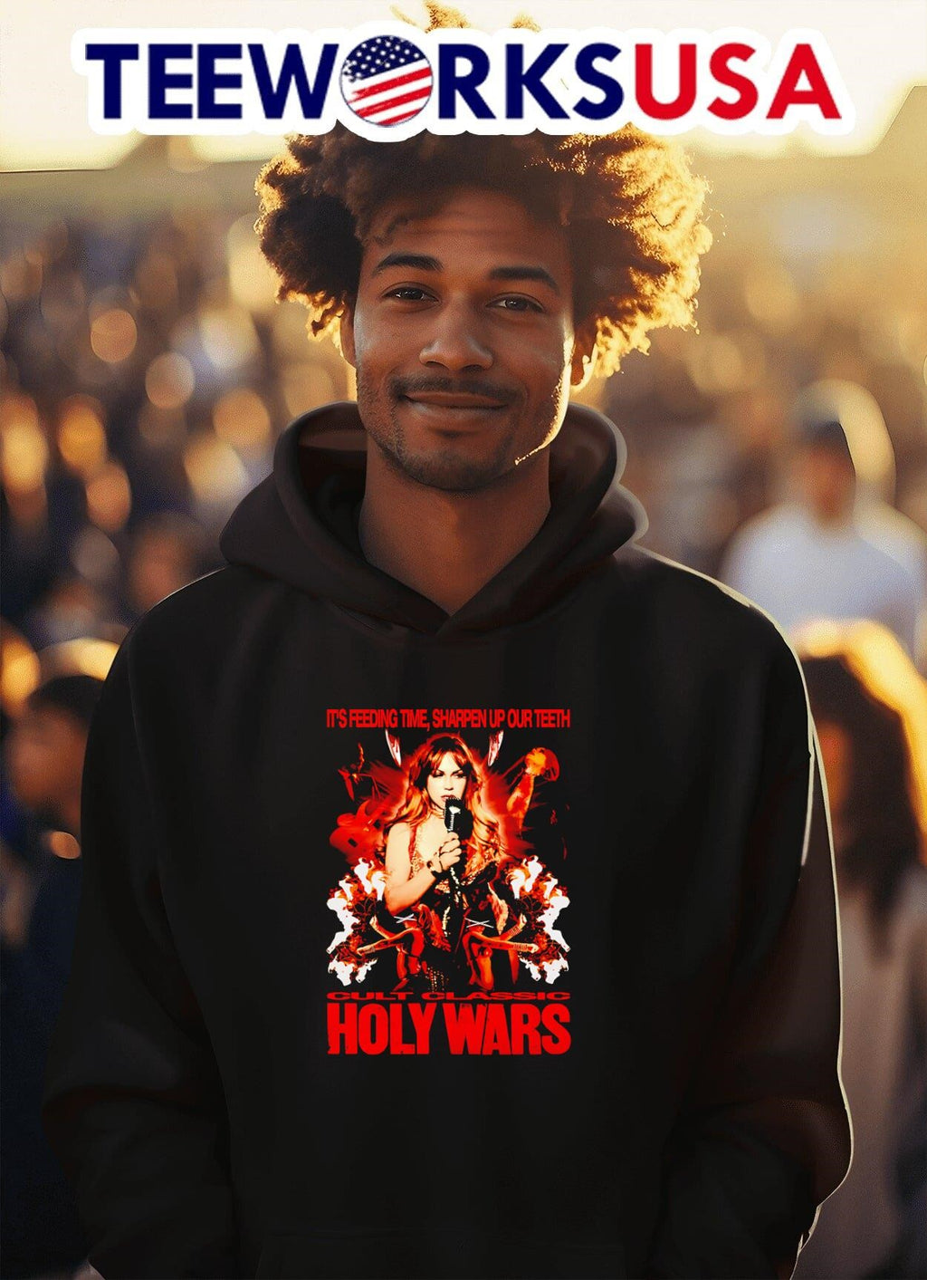 Cult Classic Holy Wars it's feeding me sharpen up our - Adult & Kids T-Shirts, Sweatshirts & Hoodies apparel design preview 2