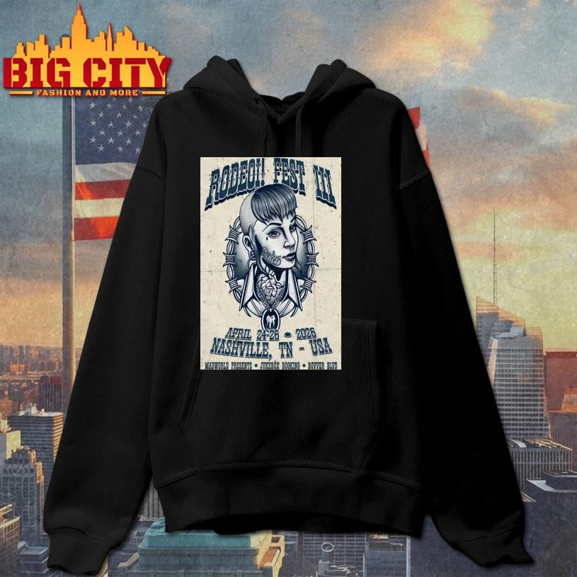 Rodeoi! Fest 3 In Nashville TN On Apr 24-26 2026 - Adult & Kids T-Shirts, Sweatshirts & Hoodies apparel design preview 2