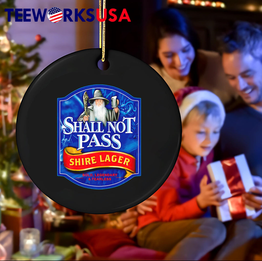 Shall Not Pass Shire Lager Beer - Adult & Kids T-Shirts, Sweatshirts & Hoodies apparel design preview 4
