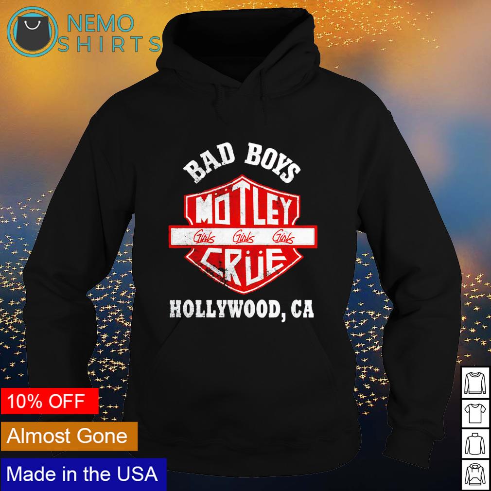 Motley Crue bad boys Hollywood - Adult & Kids T-Shirts, Sweatshirts & Hoodies apparel design preview 2