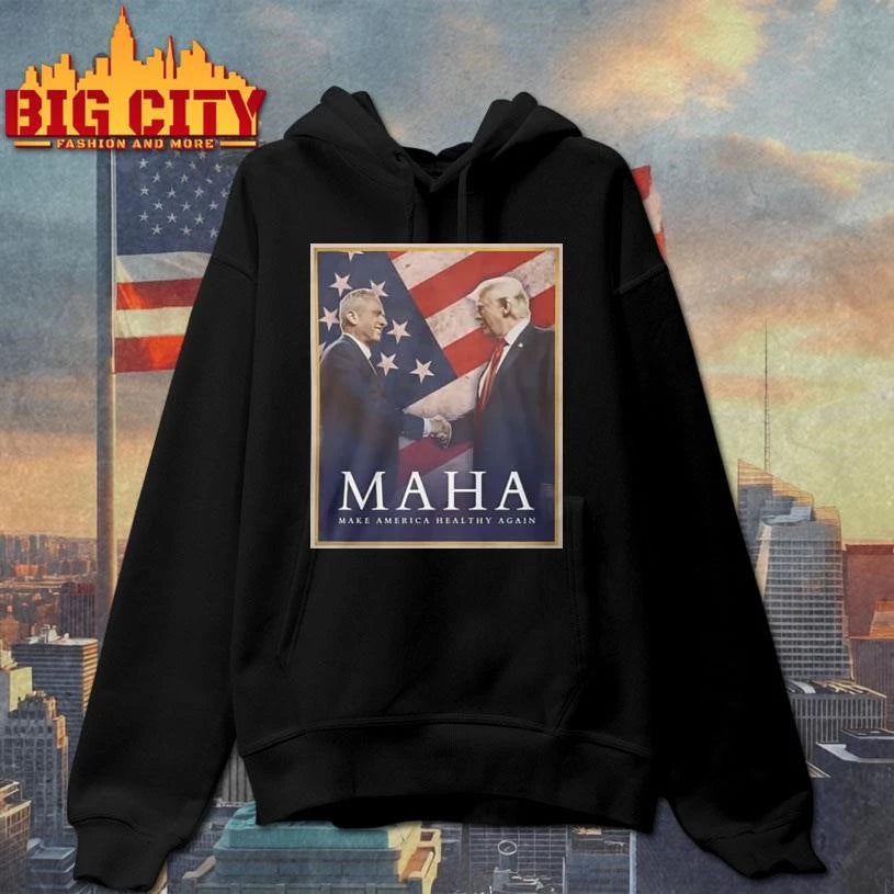 Maha Make America Healthy Again Graphic - Adult & Kids T-Shirts, Sweatshirts & Hoodies apparel design preview 2