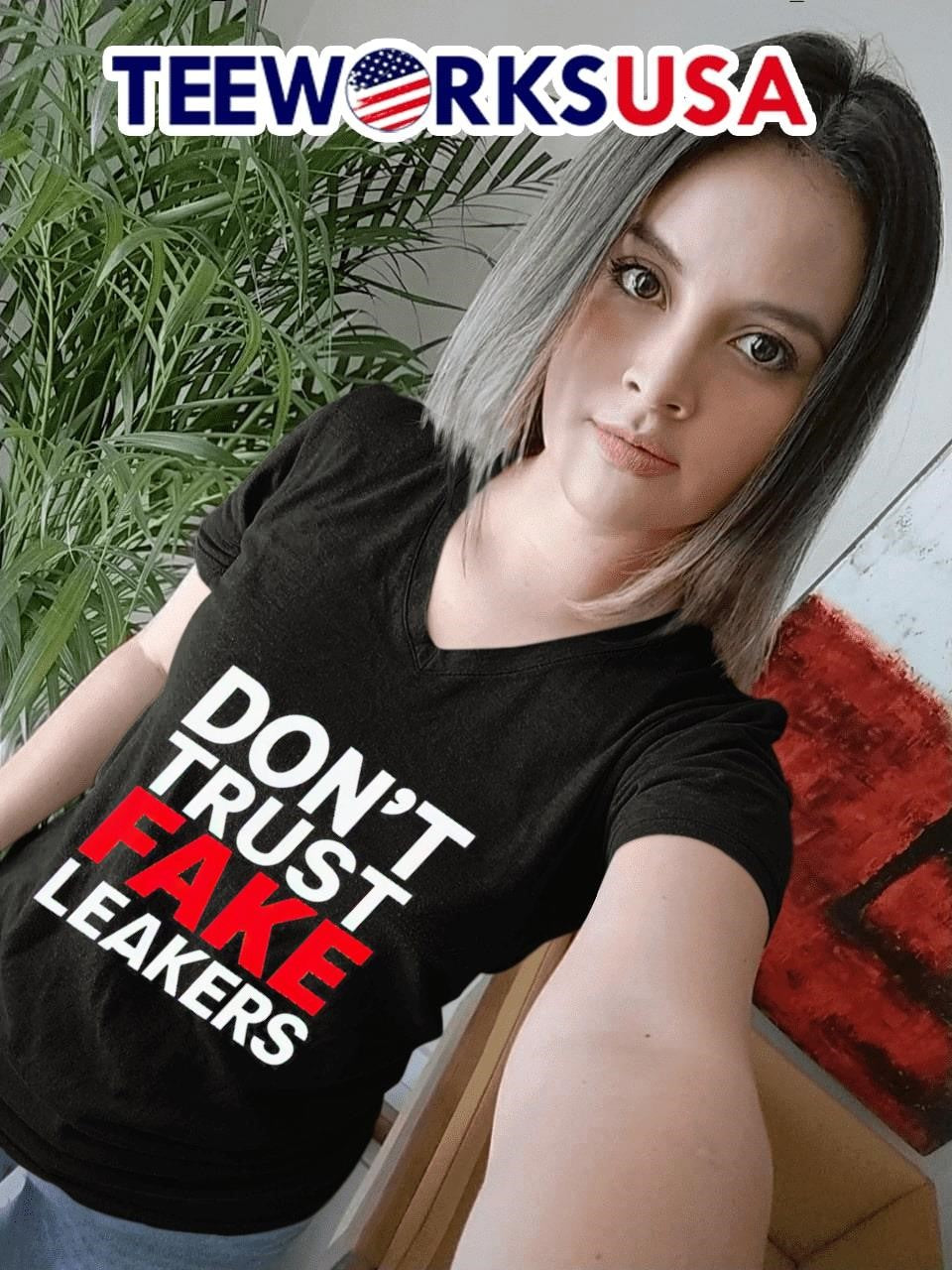 Don't trust fake leakers - Adult & Kids T-Shirts, Sweatshirts & Hoodies apparel design preview 4