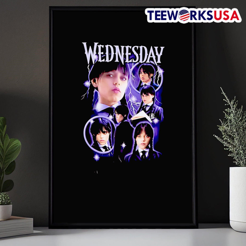 Wednesday bootleg - Adult & Kids T-Shirts, Sweatshirts & Hoodies apparel design preview 5