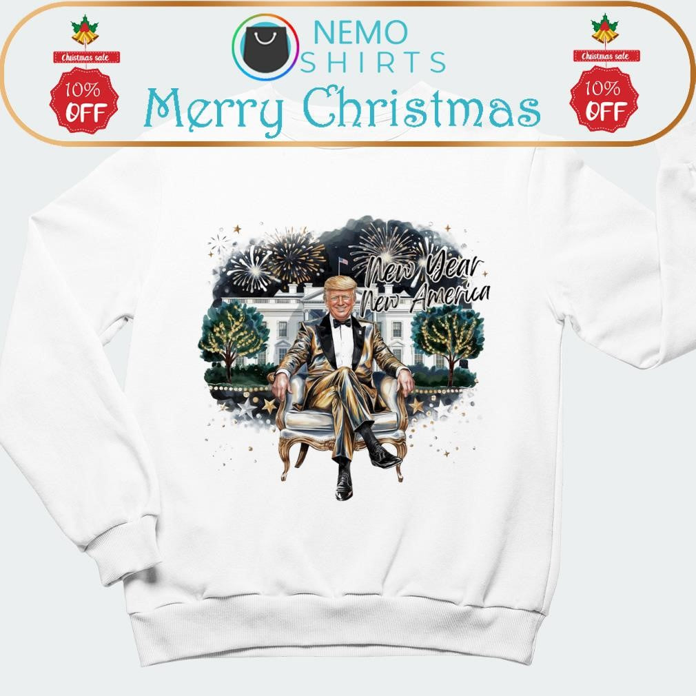 New year America Trump 2025 - Adult & Kids T-Shirts, Sweatshirts & Hoodies apparel design preview 1