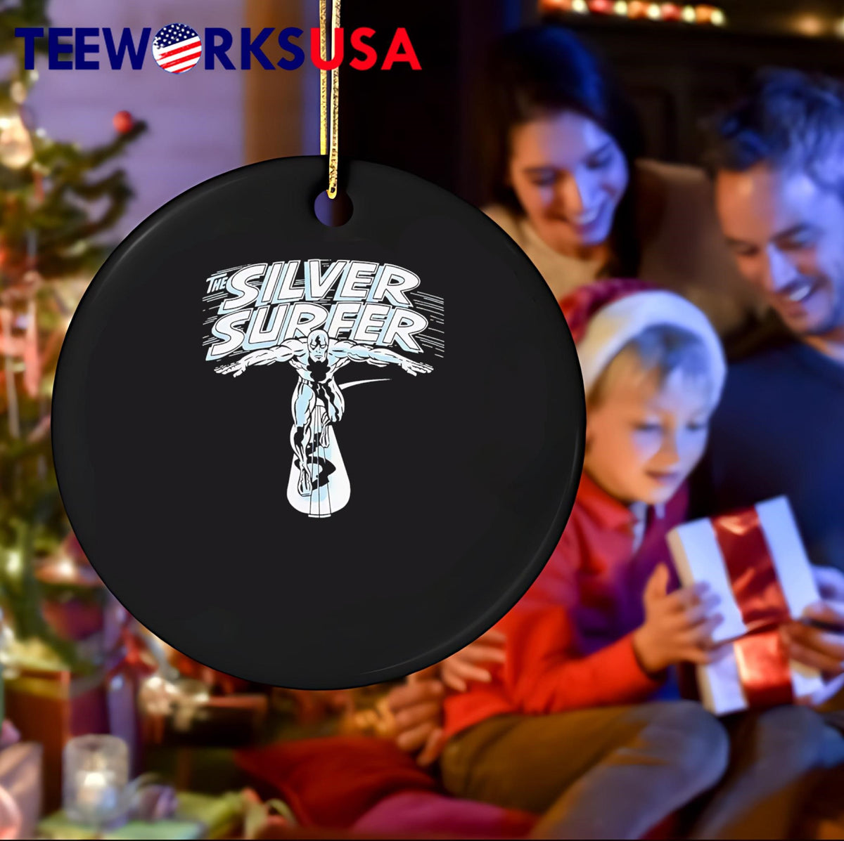The Silver Surfer - Adult & Kids T-Shirts, Sweatshirts & Hoodies apparel design preview 4