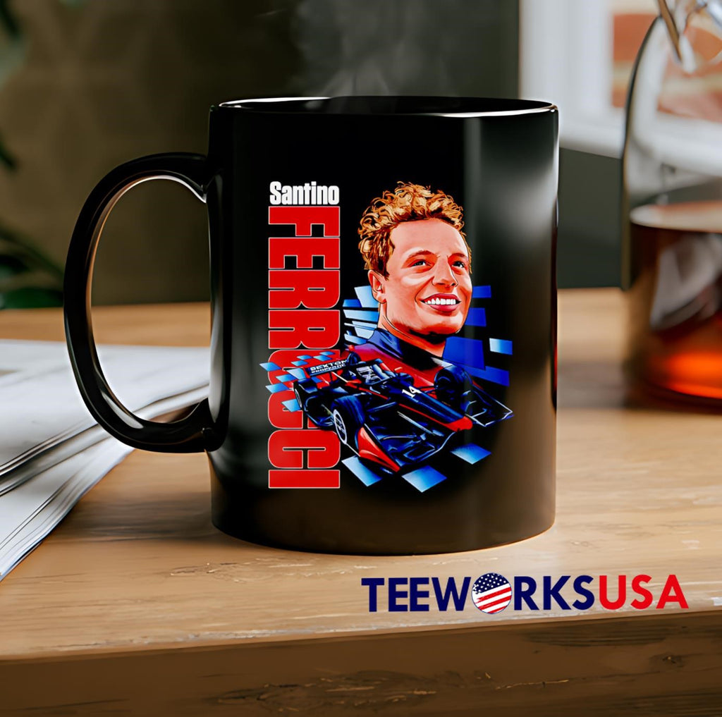 IndyCar Series Santino Ferrucci graphic - Adult & Kids T-Shirts, Sweatshirts & Hoodies apparel design preview 2