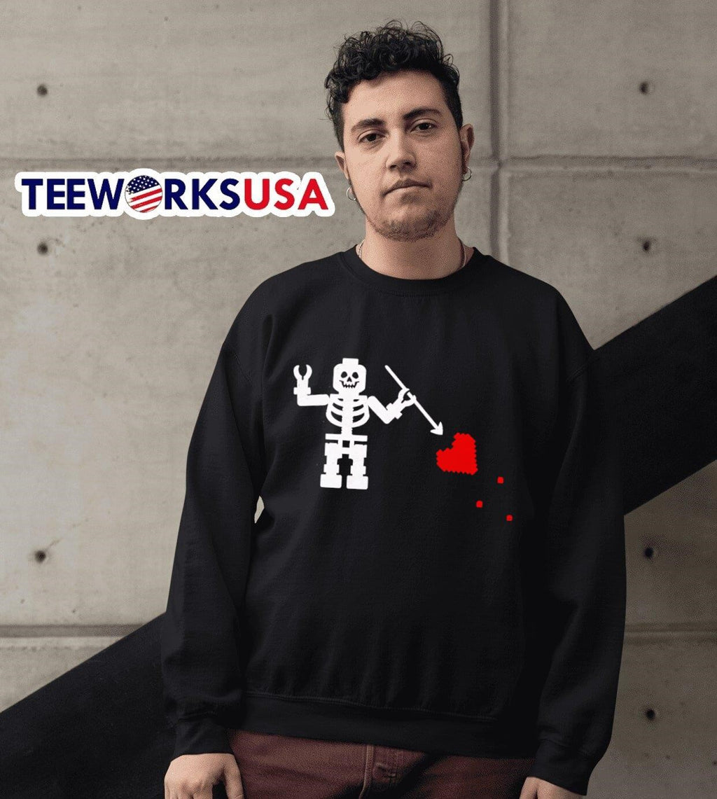 Block beard flag - Adult & Kids T-Shirts, Sweatshirts & Hoodies apparel design preview 3