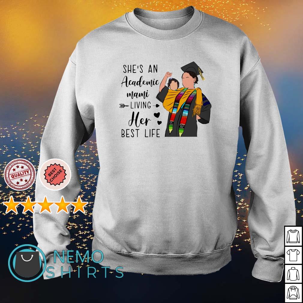 She's an academic mami living her best life - Adult & Kids T-Shirts, Sweatshirts & Hoodies apparel design preview 4