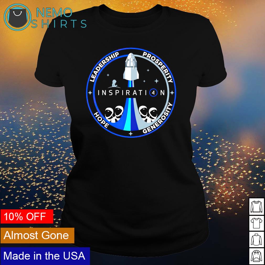Spacex Inspiration 4 leadership prosperity hope - Adult & Kids T-Shirts, Sweatshirts & Hoodies apparel design preview 3
