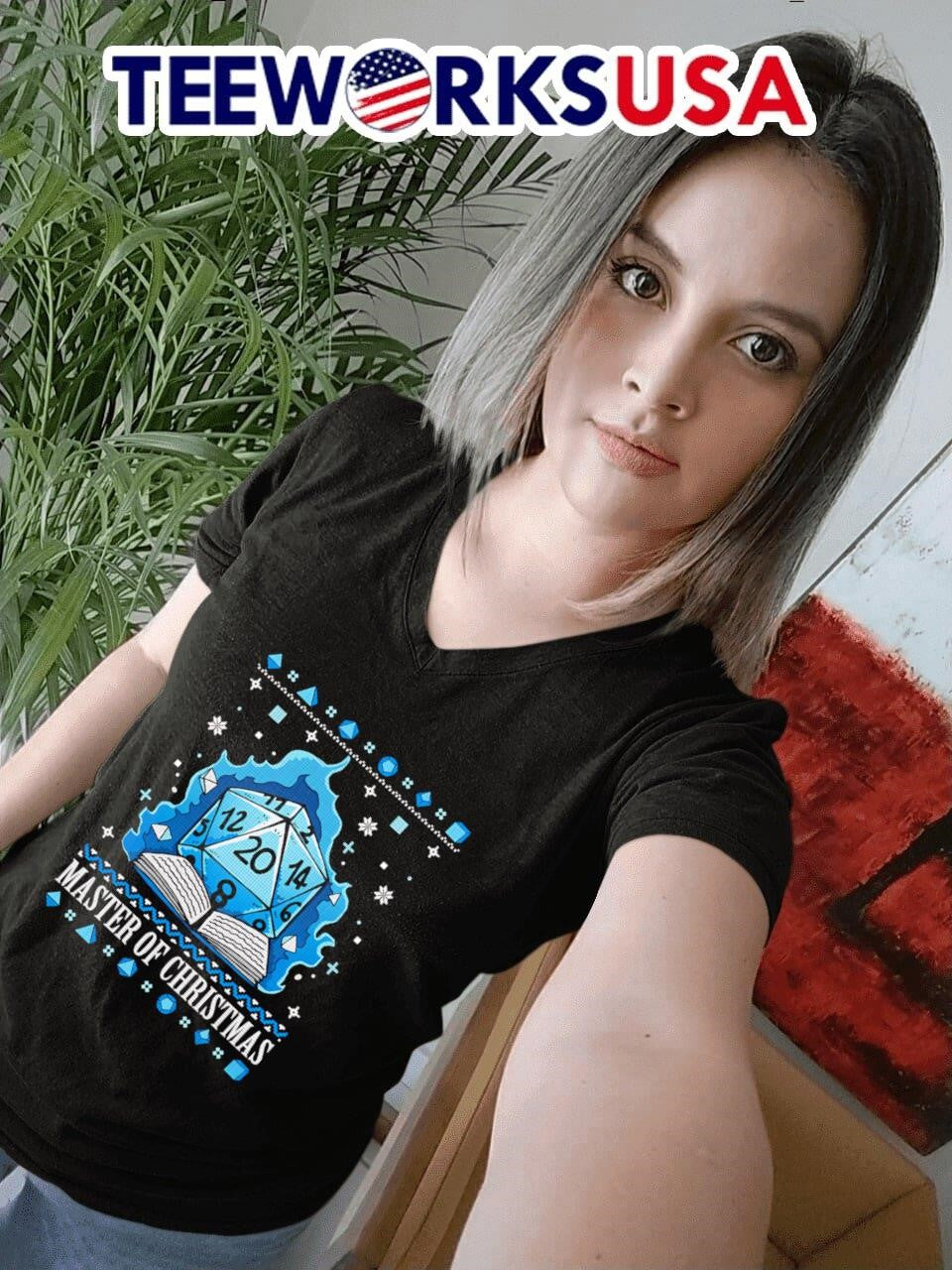 Dungeons and Dragons Master of Christmas - Adult & Kids T-Shirts, Sweatshirts & Hoodies apparel design preview 7