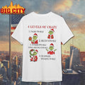 Grinch Christmas 2025 4 Levels Of Crazy - Adult & Kids T-Shirts, Sweatshirts & Hoodies apparel design preview 1