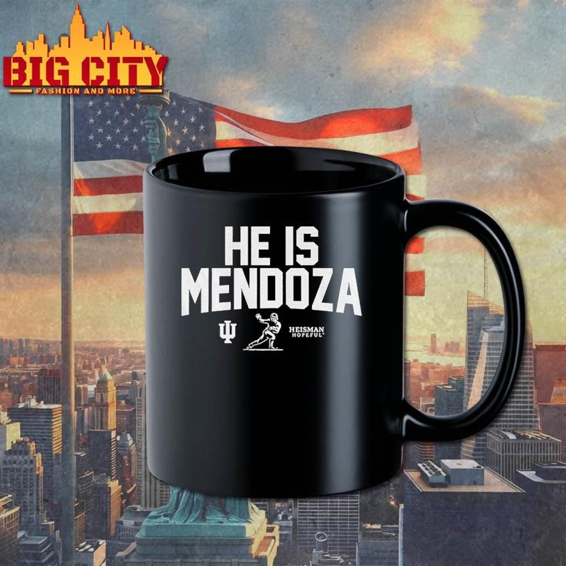 Indiana Football He Is Mendoza - Adult & Kids T-Shirts, Sweatshirts & Hoodies apparel design preview 3