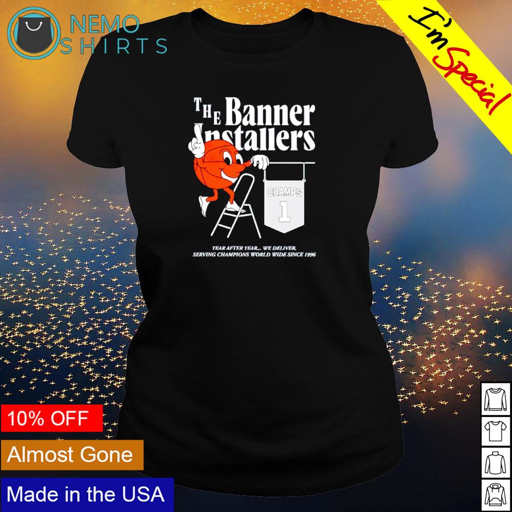 The Banner Installers - Adult & Kids T-Shirts, Sweatshirts & Hoodies apparel design preview 3