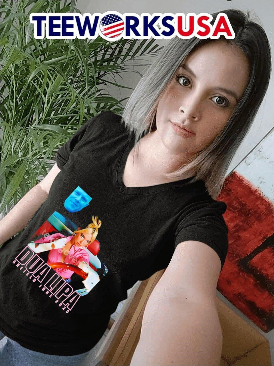 Dua Lipa Anfield June 2025 - Adult & Kids T-Shirts, Sweatshirts & Hoodies apparel design preview 4