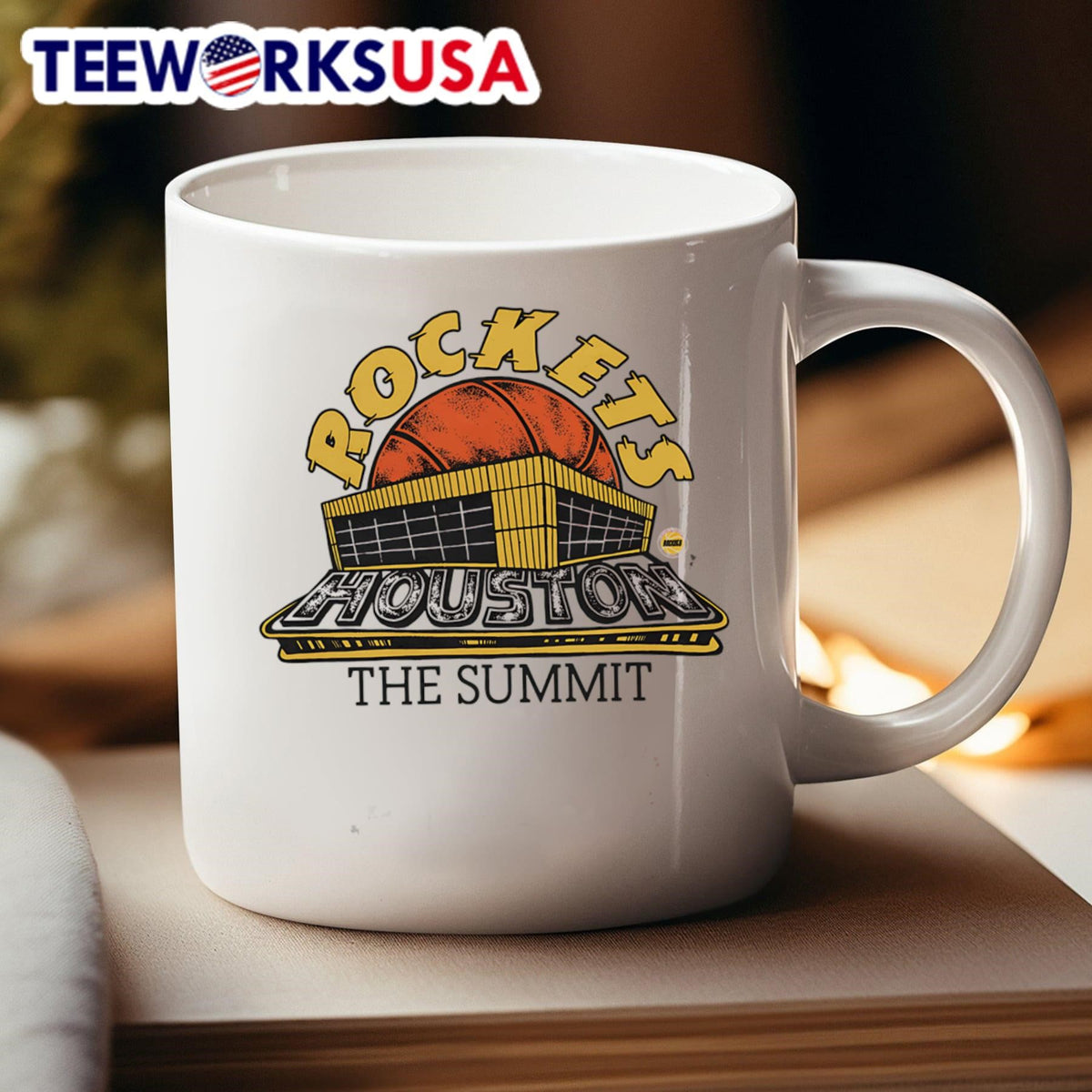 Houston Rockets The Summit Arena - Adult & Kids T-Shirts, Sweatshirts & Hoodies apparel design preview 4