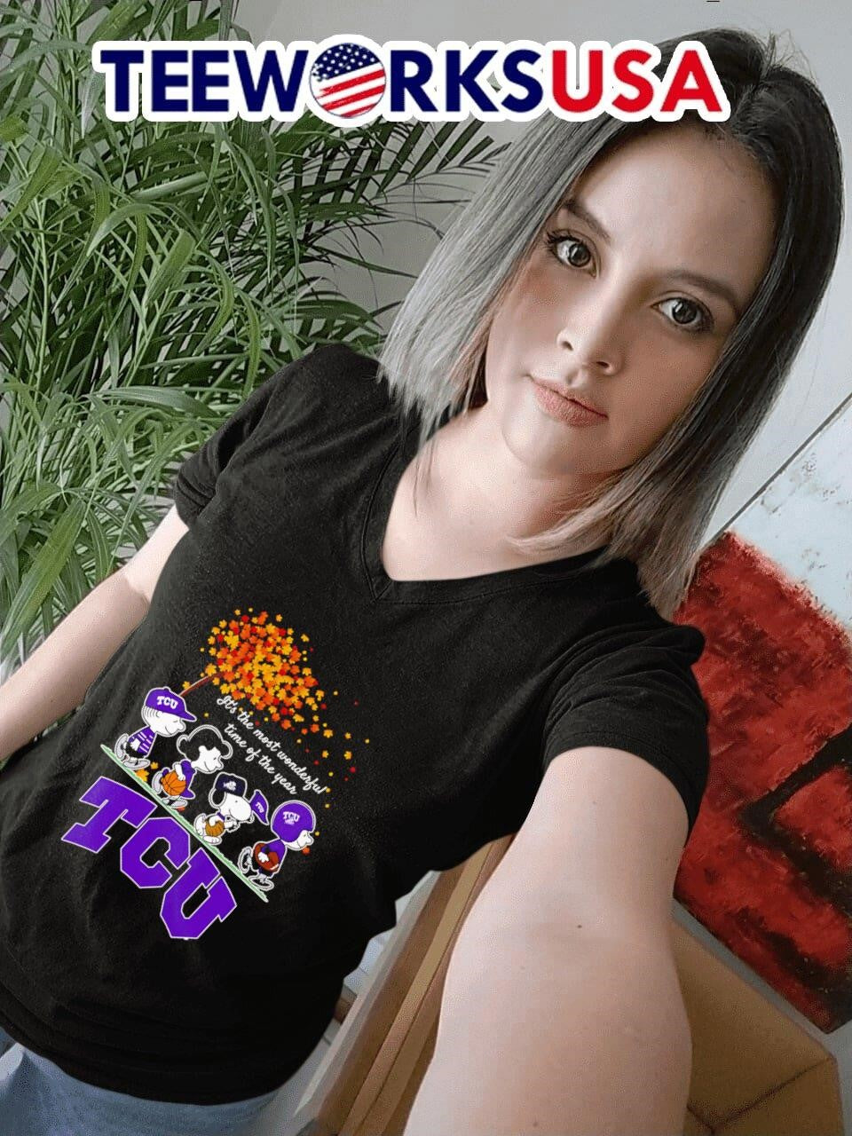 Peanuts it's the most wonderful time of year TCU - Adult & Kids T-Shirts, Sweatshirts & Hoodies apparel design preview 7