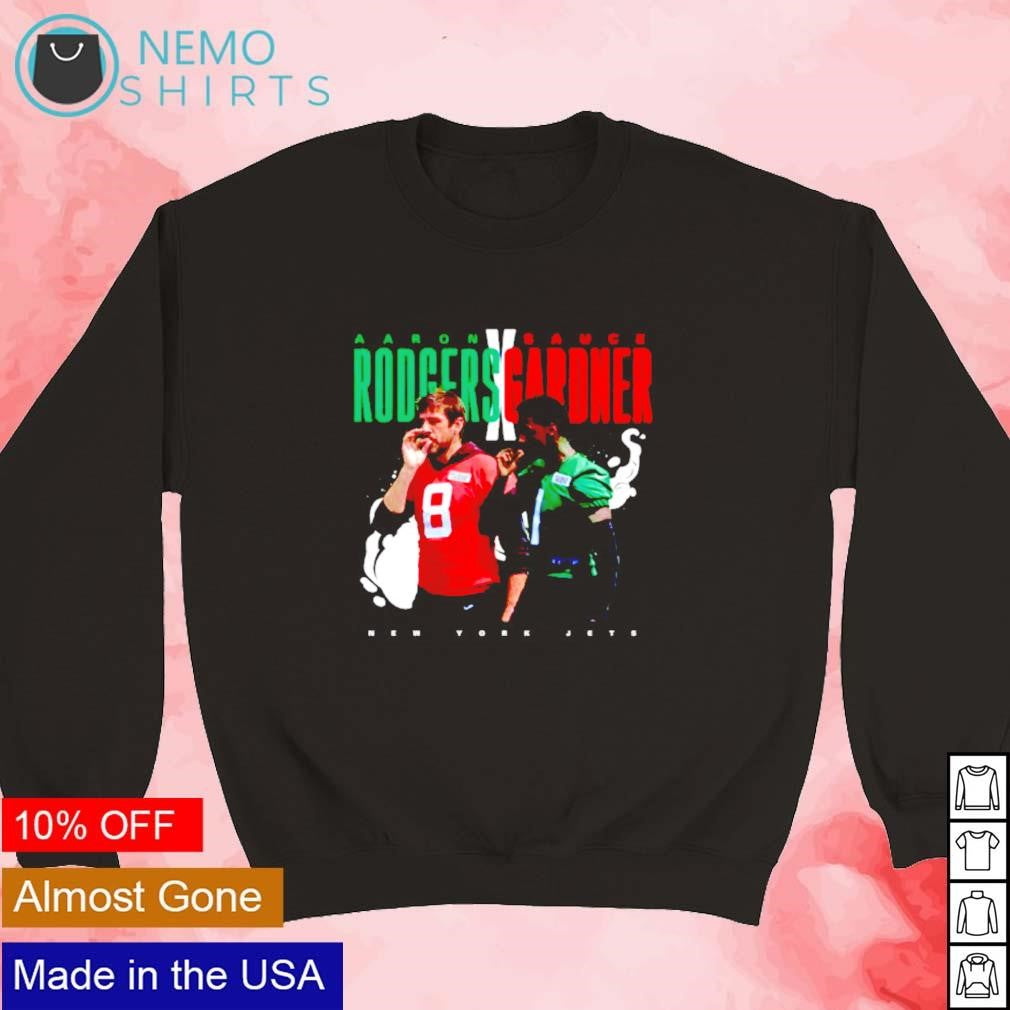 Aaron Rodgers and Sauce Gardner New York Jets - Adult & Kids T-Shirts, Sweatshirts & Hoodies apparel design preview 5