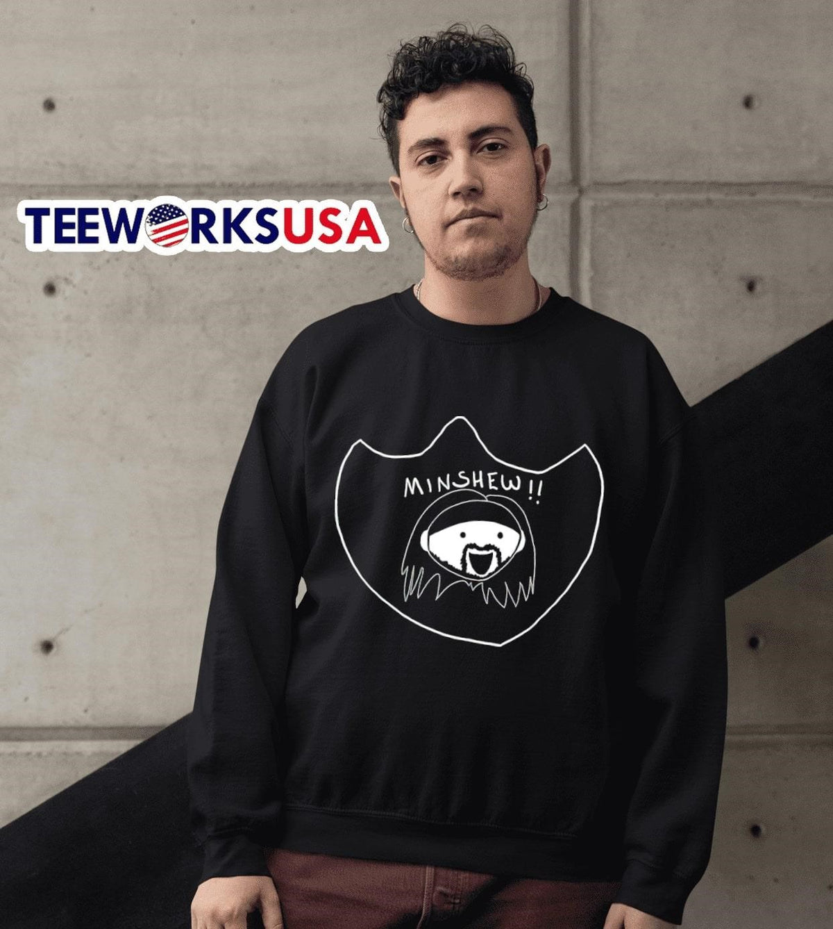 Las Vegas Raiders Gardner Minshew logo drawing - Adult & Kids T-Shirts, Sweatshirts & Hoodies apparel design preview 3
