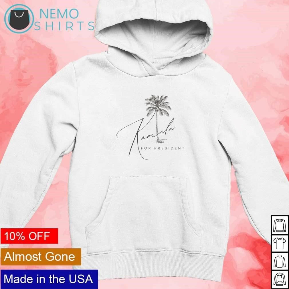 Kamala for President 2024 coconut tree - Adult & Kids T-Shirts, Sweatshirts & Hoodies apparel design preview 2