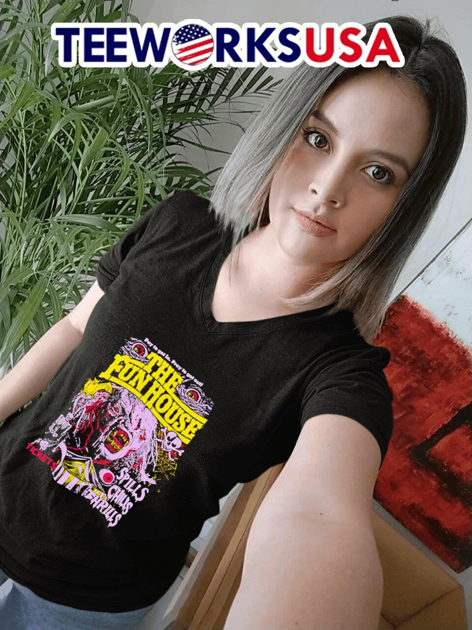 The Funhouse chills and thrills - Adult & Kids T-Shirts, Sweatshirts & Hoodies apparel design preview 7