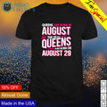 Queens are born in August but the real on 29 - Adult & Kids T-Shirts, Sweatshirts & Hoodies apparel design preview 1