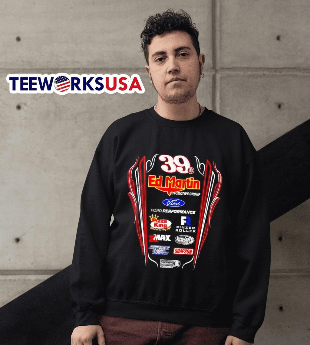 Ryan Newman 39 Ed Martin automotive group Ford - Adult & Kids T-Shirts, Sweatshirts & Hoodies apparel design preview 3