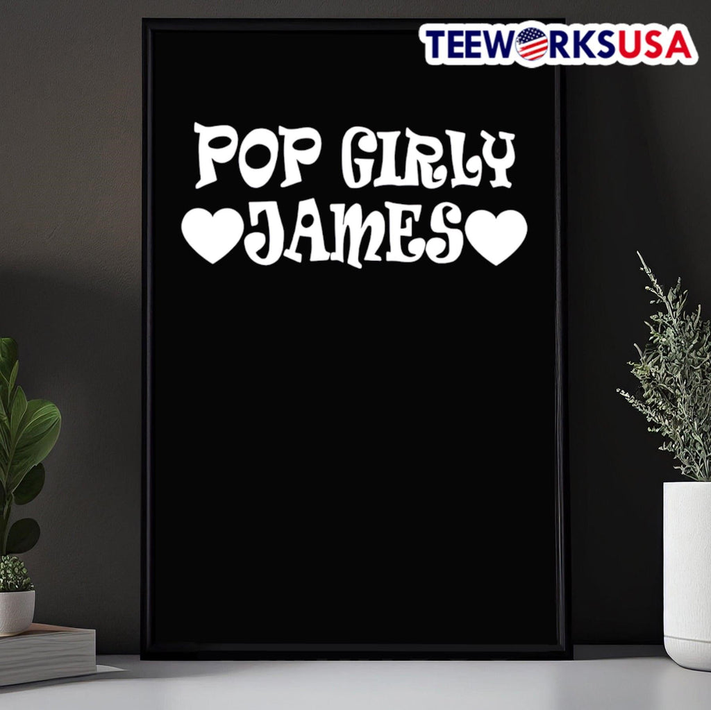 Pop Girly James heart - Adult & Kids T-Shirts, Sweatshirts & Hoodies apparel design preview 5