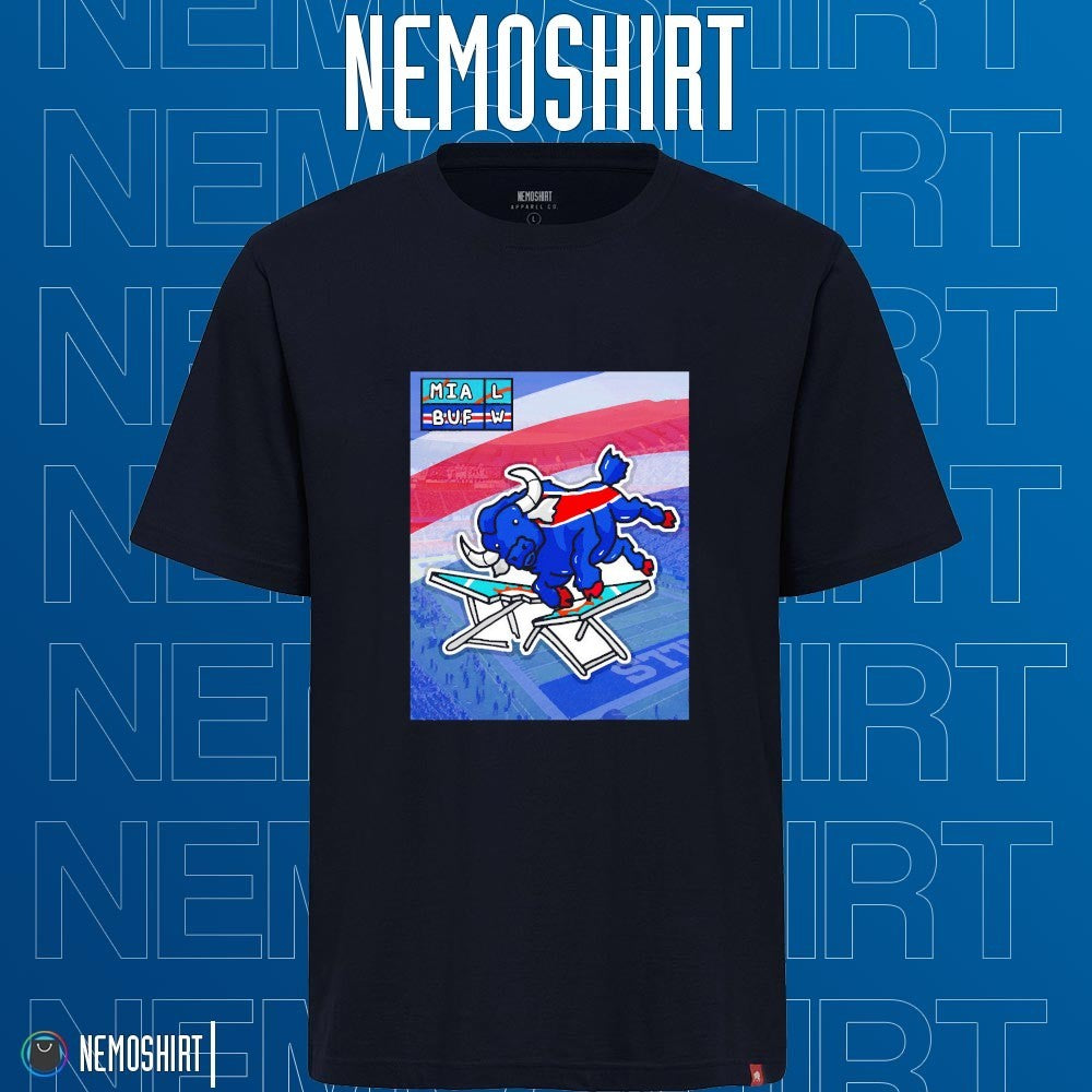 Buffalo Bills crash through the Miami Dolphins 31 21 - Adult & Kids T-Shirts, Sweatshirts & Hoodies apparel design preview 1