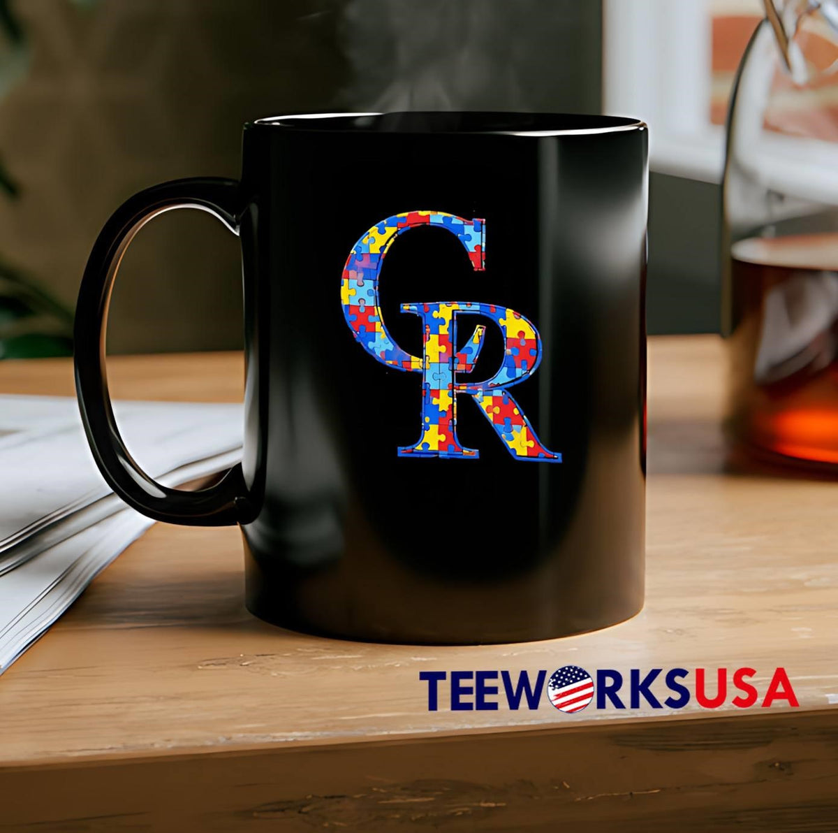 Autism Awareness Colorado Rockies - Adult & Kids T-Shirts, Sweatshirts & Hoodies apparel design preview 2