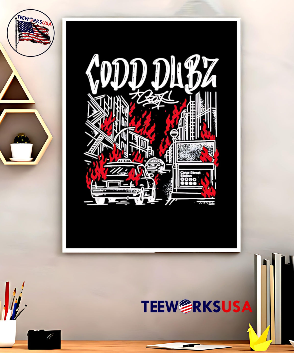 Codd Dubz City Blaze - Adult & Kids T-Shirts, Sweatshirts & Hoodies apparel design preview 5