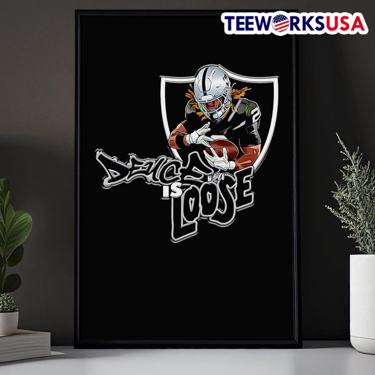 Deuce is Loose Las Vegas Raiders - Adult & Kids T-Shirts, Sweatshirts & Hoodies apparel design preview 5